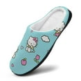 thumbnail image 3 of Womens Cozy Slippers Hello Kitty Warm Soft Plush Slipper Slip-on House Shoes for Home Indoor Outdoor, 3 of 7