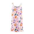 thumbnail image 4 of SELONE Easter Dress Girls Sleeveless Tank Dress Crew Neck Sundress with pockets Easter Egg Bunny Casual Hoilday Outfits, 4 of 6