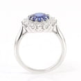 thumbnail image 5 of Eclet Jewels 2.1 Ct Simulated Diamond Wedding Ring for Women's - 14K White Gold Plated Ring - Engagement Wedding Blue Sapphire Ring - Birth Stone Ring for Mom/Sister/Girlfriend/Wife - Cluster Ring, 5 of 9
