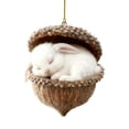 thumbnail image 2 of CPHDW7 Woodland Animal Christmas Decor, Acrylic Rustic Hanging Ornaments, Cozy Forest Creatures Tree Pendants for Vintage Holiday Home Wreaths Tabletop, 2 of 6