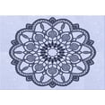 thumbnail image 1 of Ahgly Company Indoor Rectangle Patterned Lavender Blue Area Rugs, 3' x 5', 1 of 6