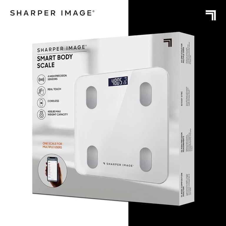 Sharper Image Smart Scale, Bluetooth, 400 lb Capacity photo 3