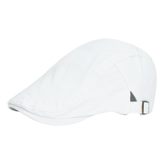 XYBOMB Sun Hats for Women, Beret Hat Men's Comfy Breathable Versatile Stylish Casual Beret Hat New 2024, Summer Gifts, Hats for Men White One Size