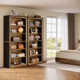 thumbnail image 3 of Tribesigns 74.4'' Tall Bookcase, 7 Tiers Wood Open Display Floor Bookshelf, 3 of 5