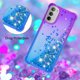 thumbnail image 4 of Funda para Motorola MOTO G 5G 2022 Transparente con Brillos Carcasa Protectora Antigolpes con Glitter Brillante, 4 of 5