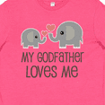 thumbnail image 4 of Inktastic My Godfather Loves Me Godson Gift Youth T-Shirt, 4 of 5