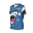 thumbnail image 2 of Balery Great White Shark Baseball Jersey for Men Casual Button Down Shirts Short Sleeve Active Team Sports Uniform-X-Large, 2 of 9