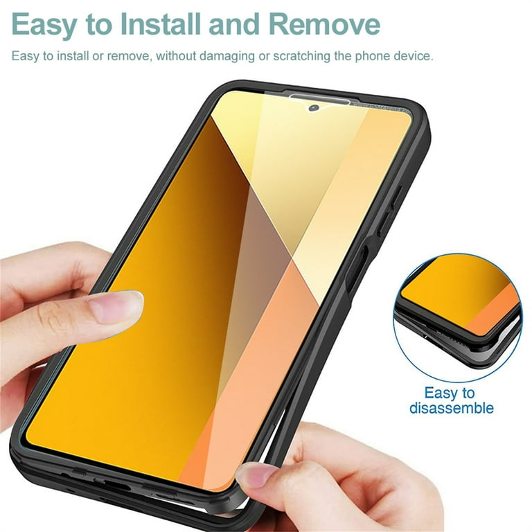 CCSamll for Xiaomi Redmi Note 13 5G Clear Case with Screen