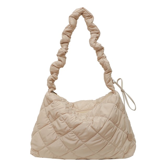 Lady Soft Quilted plisado Sling Bag Casual Cloud Monedero para fiesta Puffer Bag