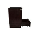 thumbnail image 3 of Nantucket Murphy Bed Chest Twin Espresso with Charging Station & Cool Soft Mattress, 3 of 9