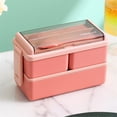 thumbnail image 1 of Box Adult Lunch Box 49Oz Leakproof Stackable Lunch Box Meal Prep For Dining Out Work Picnic School,1X Lunch Box Clearance, 1 of 8