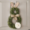 Cottontail Easter Bunny Wreath - Spring Season Front Door Decoration - image 3 of 3