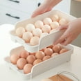 thumbnail image 4 of Huevera apilable para frigorífico - PET alimentario - Capacidad para 15 huevos - Fácil de limpiar - para frigorífico de cocina, 4 of 8