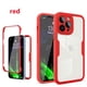 thumbnail image 1 of Funda protectora completa de lujo 360 para IPhone 14 13 12 11 Pro 13 mini XR XS Max, funda suave de doble cara para IPhone 7 8 Plus SE 2020 Fivean unisex, 1 of 2