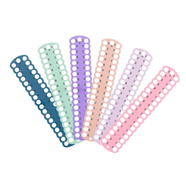 Juego de 6 organizadores de hilo de bordar, suministros ligeros, accesorios multifuncionales para manualidades DIY, organización colorida, de Zulema Organizador de hilos