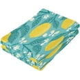 thumbnail image 3 of Dreamtimes Lemon Flowers Hand Towels, Soft & Absorbent Bathroom Guest Towels Kitchen Towels Fingertip Towel for Beach Gym Spa 14x28 Inch (2PACK), 3 of 7