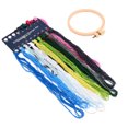 thumbnail image 5 of Qukaim Kit de patrón de árbol de bordado con agujas de coser para manualidades, llavero, colgante, marcapáginas bordado hecho a mano, 5 of 5