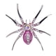 thumbnail image 2 of Broche de araña con clip de insecto, aleación vintage, cristal, diamantes de imitación, joyería, regalo nuevo Rosado, 2 of 2