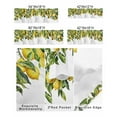thumbnail image 2 of Watercolor Summer Fruits Lemons Window Valances for Kitchen,Rod Pocket Valance Privacy Small Curtain,Yellow Fruit and Green Leaf Window Treatment Drapes for Bedroom Laundry Room Farmhouse Home Decor, 2 of 8