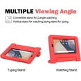 thumbnail image 4 of SUPNICE Kids Case for Onn 7 inch 2024 Gen 4 (Model 100135924) Tablet (4th Generation, 2024), Light Weight Shock Proof Handle Stand Case for Walmart Onn 7 Tablet (Just Fit 7" 2024, 4 Gen), Red, 4 of 8