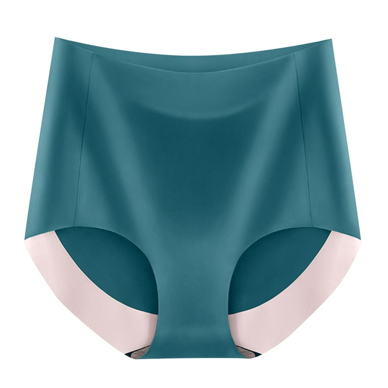 ZMHEGW Womens Underwear Seamless Breathable Wicking Microfiber Briefs High  Waist Ice Silk Seamless For Women'S Panties