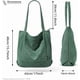 thumbnail image 2 of Bolso de pana con cremallera, impermeable, para mujer, con bolsillos y compartimentos, de gran capacidad, para el hombro., 2 of 5