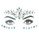 thumbnail image 2 of Pegatinas de tatuajes temporales brillantes brillar 9 juegos con joyas para la cara, 2 of 5