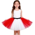 thumbnail image 4 of EnJoCho Toddler Girl Tutu Skirt Girl's Tutu Tulle Skirt Fancy Dress Up Par𝗍y Dancing Fashion Pleated Gauze Short Skirts 80s Cosplay Skirt, 4 of 7