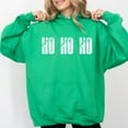 thumbnail image 2 of Ho Ho Ho Block Distressed - Women's Graphic Hoodie, 2 of 6