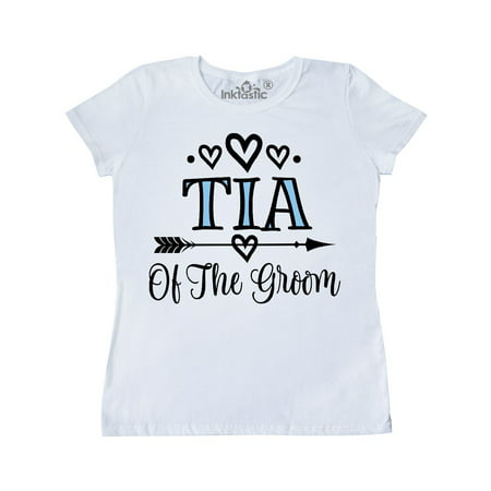 Tia Of The Groom Wedding Aunt Women's T-Shirt