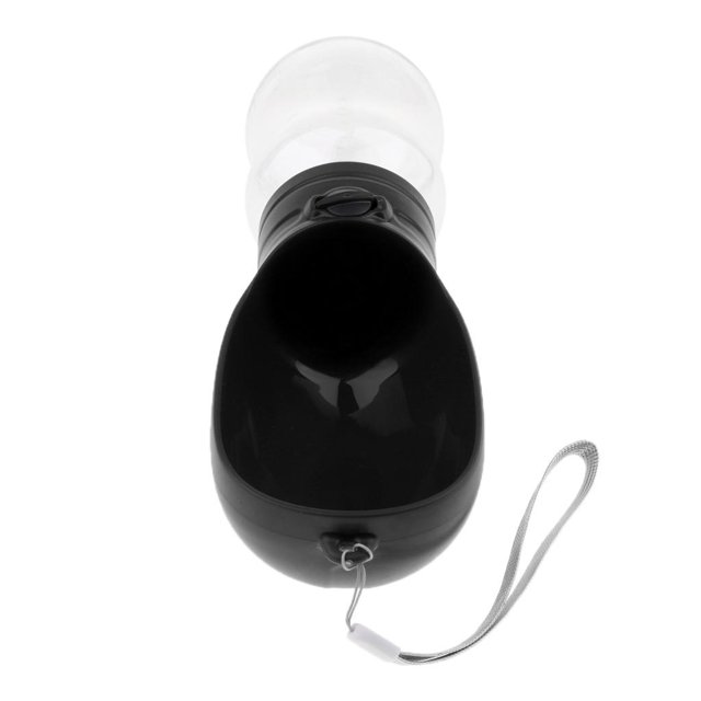 Alimentador Portátil Viaje Gato Perro Accesorios de Animales Fácil de utilizar Elegante - Negro, tal se describe
