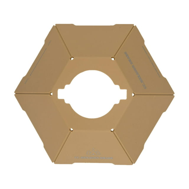 Cubierta de lámpara de camping hexagonal para lluvia Sunnimix Caqui