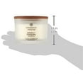 thumbnail image 3 of Chesapeake Bay Candle Scented Candle Peace + Tranquility (Cashmere Jasmine) 3-Wick Coffee Table Jar, 3 of 3