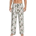 thumbnail image 2 of Lsque Flowe Rooster Print Men's Pajama Pants, Lounge Pant - Comfortable Home Wear,Elastic Waistband, Stylish Design-X-Large, 2 of 9