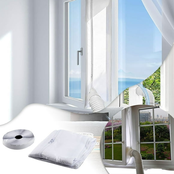 Mobile Air Conditioner Sealing Cloth for Optimal Energy Efficiency High Permeability Zipper Design Durable Protective Net for Furniture and Home Use