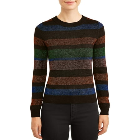 Lurex Stripe Sweater - Women's Lurex Sweater