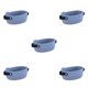thumbnail image 3 of Bearachild Cesta de almacenamiento Cesto de contenedor de cuerda de algodón tejido Cosmético plegable para armario Armarios Cajón Cómoda Azul Type2 NO2, 3 of 6