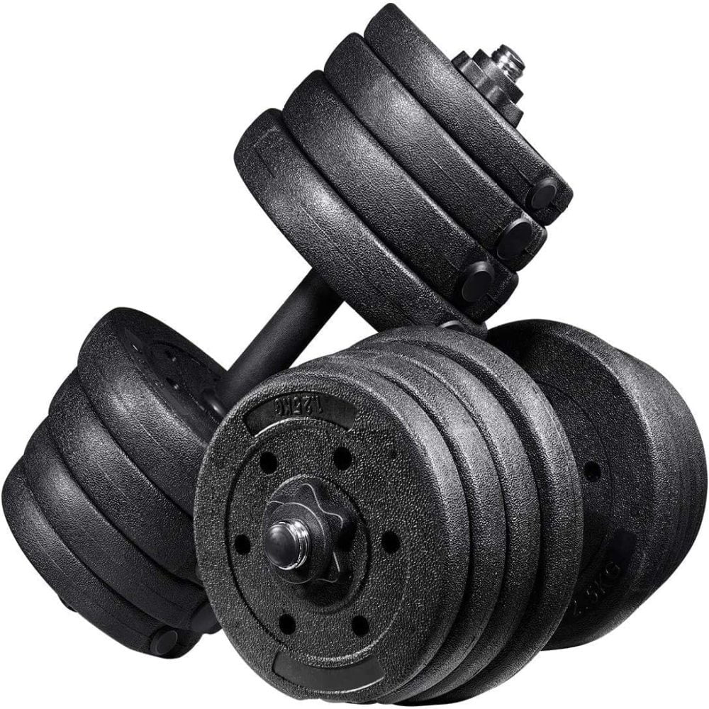 30KG Dumbells Pair of Gym Weights Barbell/Dumbbell Body Building Weight Set 