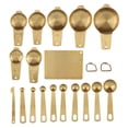 thumbnail image 1 of 18PCS Measuring Cup Stainless Steel Gold Coffee Spoon Cup Set Baking Scale Measuring Scoop Cup Set, 1 of 6