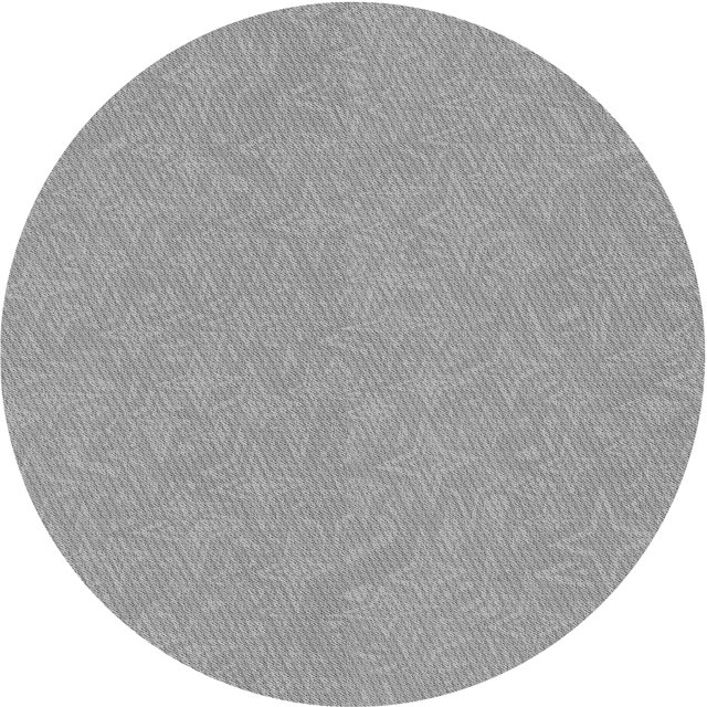 Ahgly Company Machine Washable Indoor Round Transitional Gray Cloud Gray Area Rugs, 6' Round