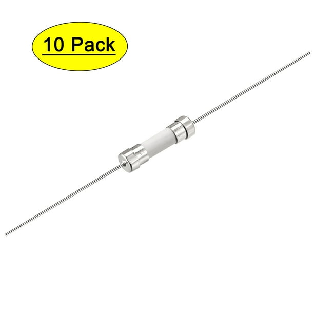 Fusibles de Cerámica de Tiempo de Retraso de Actuación Lenta 5mm x 20mm 250V T6.3A, 10Pcs