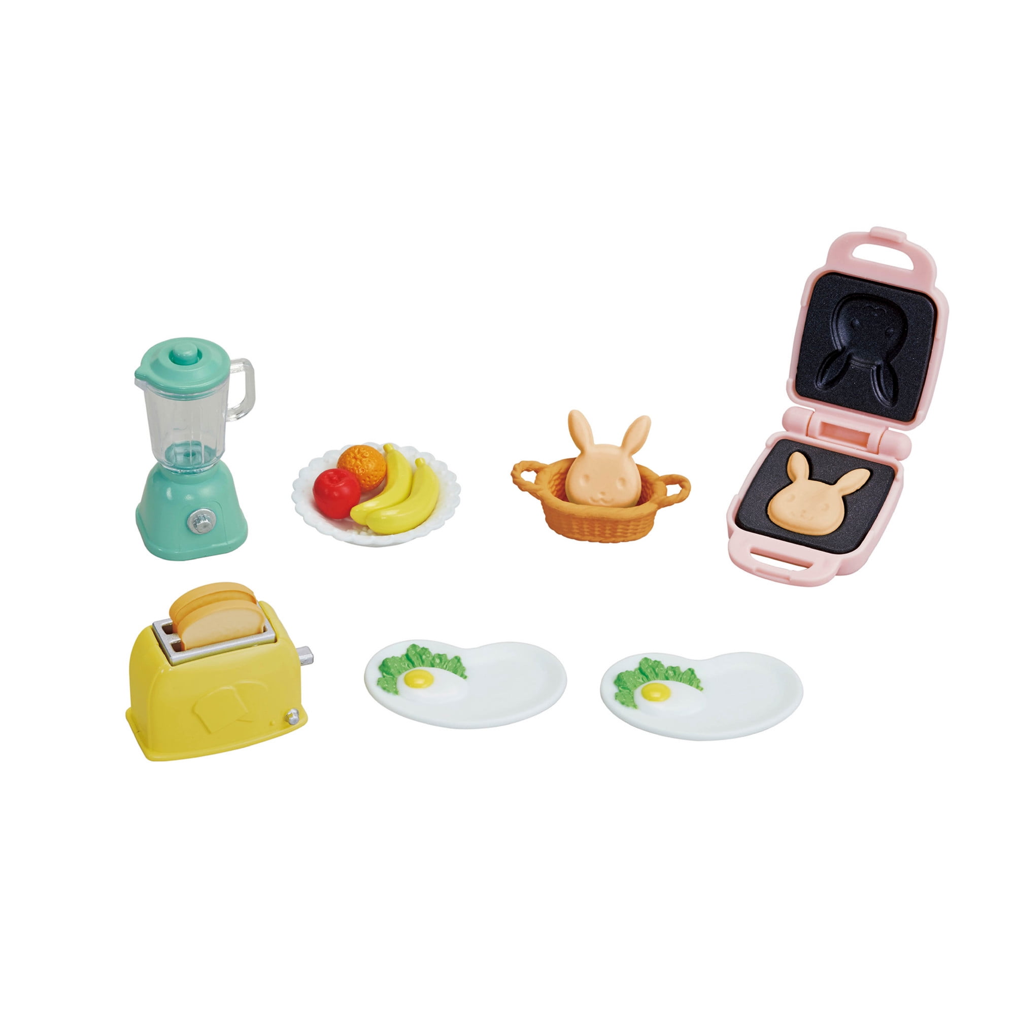 New Calico Critters Cozy Kozy Kitchen Set Doll House Furniture Food 