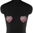 thumbnail image 6 of Huhudde Reusable Nipple Pasties Adhesive Nipple Covers Pasties Shining Chest Stickers Covers Pads with Tassels Nipple Petals, 6 of 21