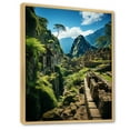 thumbnail image 2 of Designart "Hidden Treasures South America wall art II" Cityscapes Floater Framed Wall Art Living Room, 2 of 7
