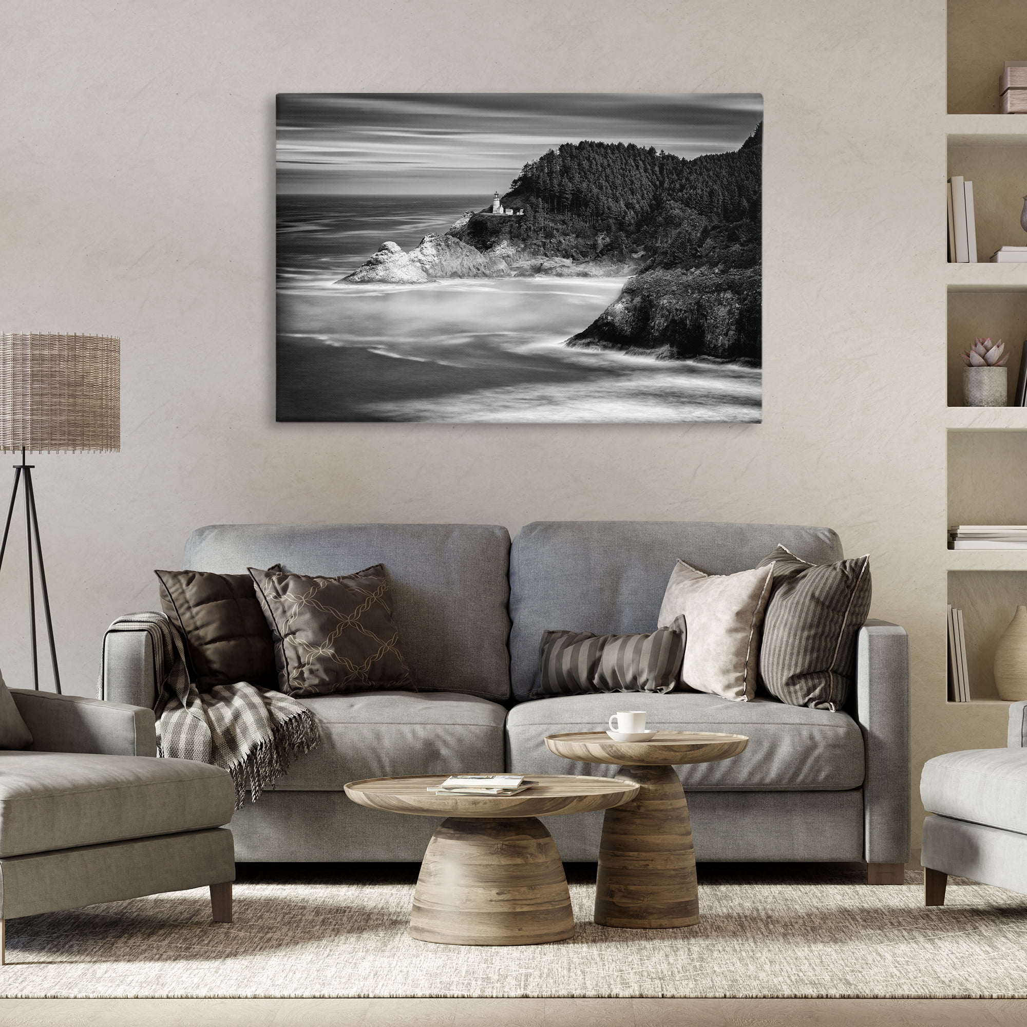 Stupell Industries Perched Above The Pacific Canvas Wall Art, design by Rick Berk