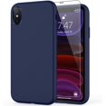 thumbnail image 1 of iPhone Xs Max Case with Screen Protector,Soft Liquid Silicone Gel Rubber Bumper Cover,Slim Fit Shockproof Protective Phone Case for iPhone Xs Max Navy Blue, 1 of 8