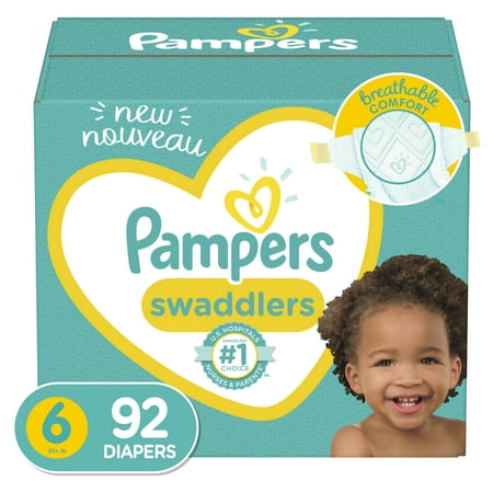 Pampers Swaddlers Baby Diapers - Size: 6 -92 ct. (35 lb.)