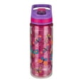 thumbnail image 2 of COOL GEAR 2 Pack 16 oz Kids Twist Water Bottle with Double Wall, Sipper Lid and Finger Loop Cap with Printed Design | Great for Outdoors, Party Favors and More - Purple Unicorns/Pink Butterflies, 2 of 6
