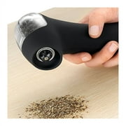 Ozeri Electric Salt & Pepper Grinder 2-Piece Set, Tilt (Gravity) Activated Automatic Mills with Adjustable Ceramic Grinders