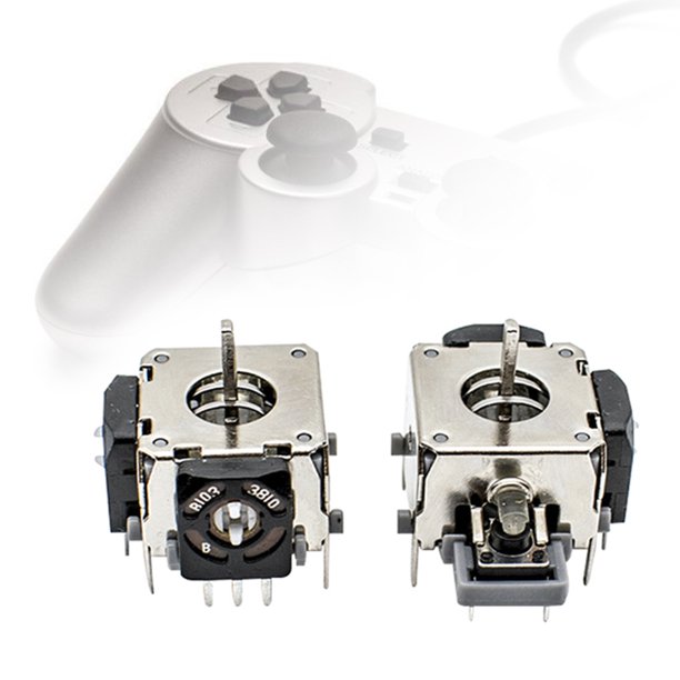Gwong Electrónica 2pcs reemplazo gamepad thumb Stick Stick 3D Joystick analógico para PS3 Controlador de juegos